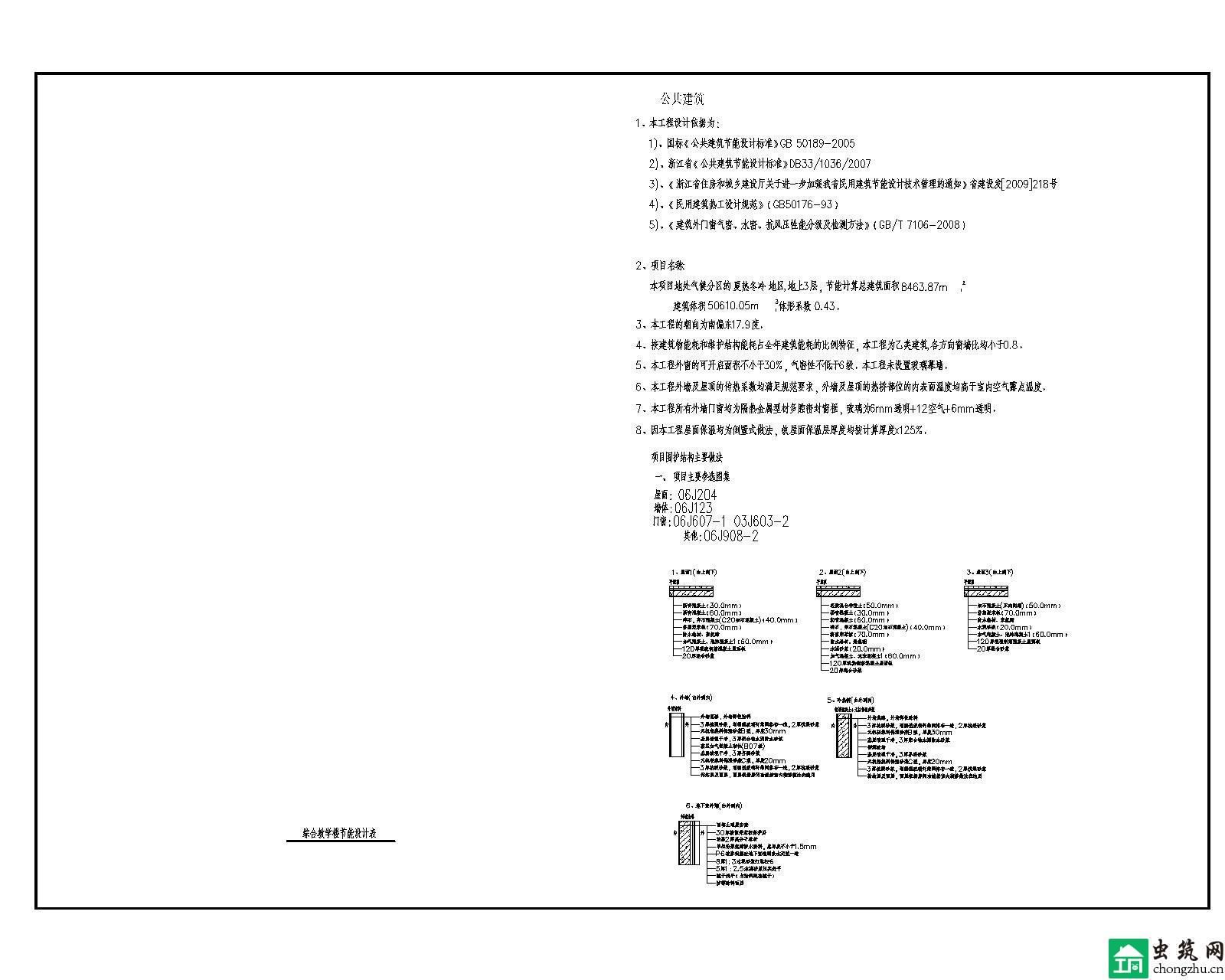 [浙江]绿色建筑节能设计专篇(建筑、结构、水、